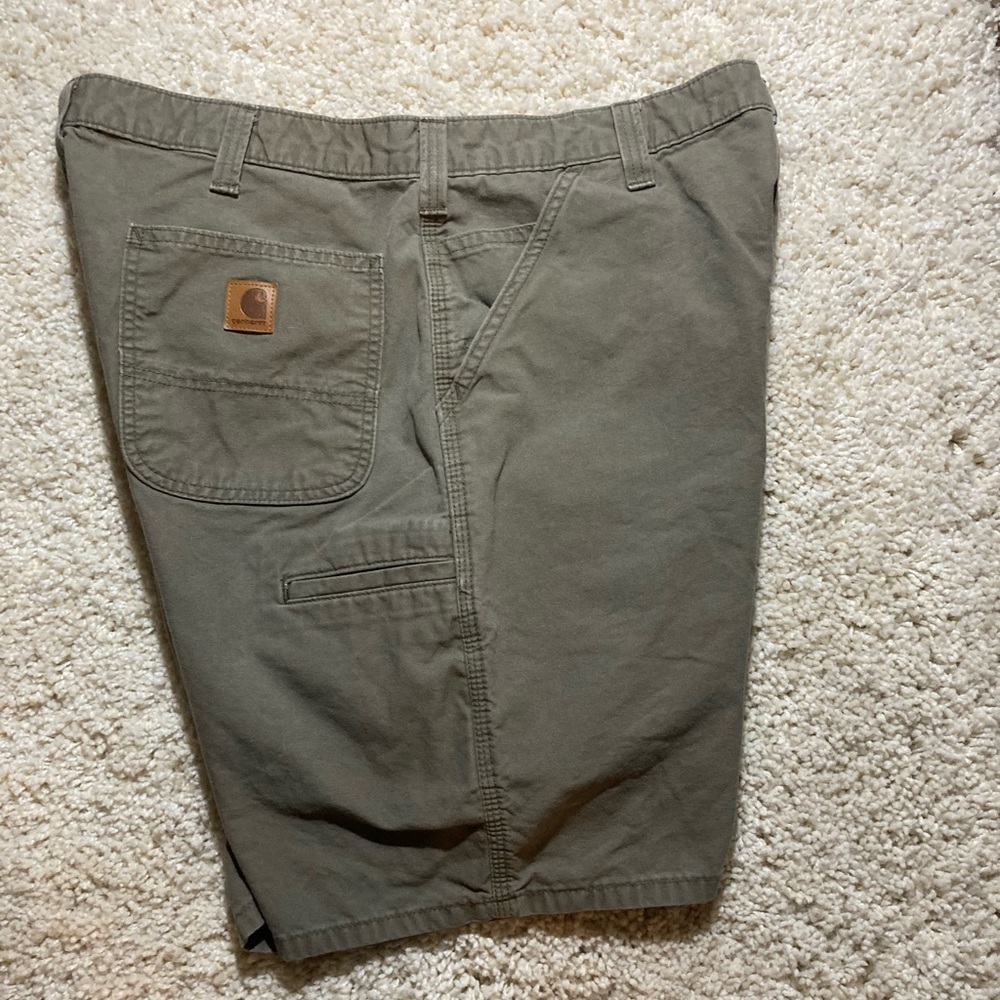 Carhartt carpenter shorts brown